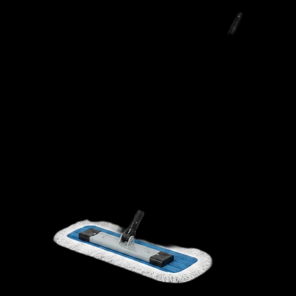 Mikromopp 60cm m/lomme blå