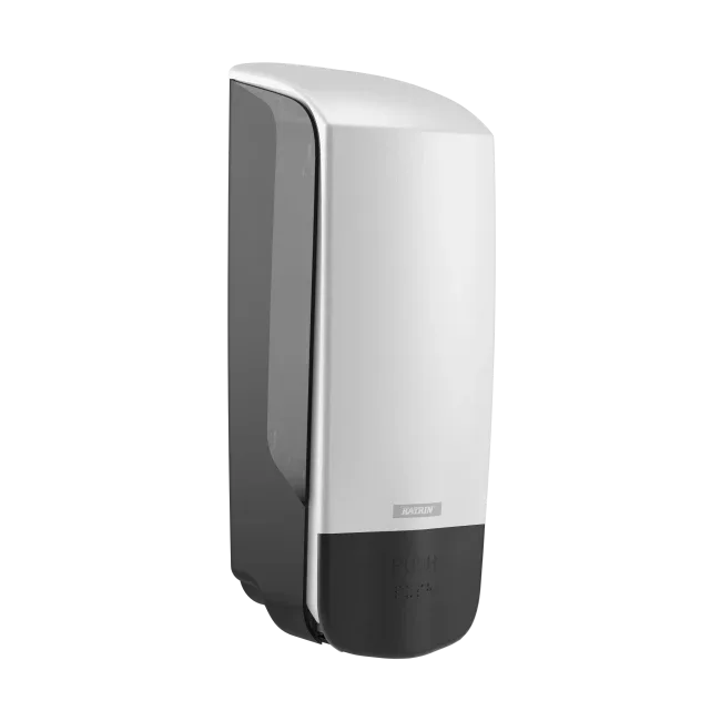 Dispenser såpe Katrin hvit plast 1,0L 