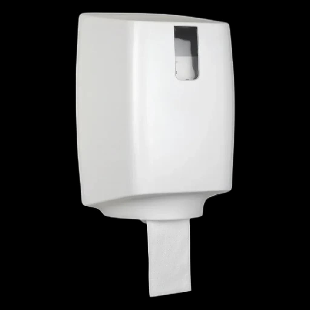 Dispenser Hvit Classic t/tørkerull Midi