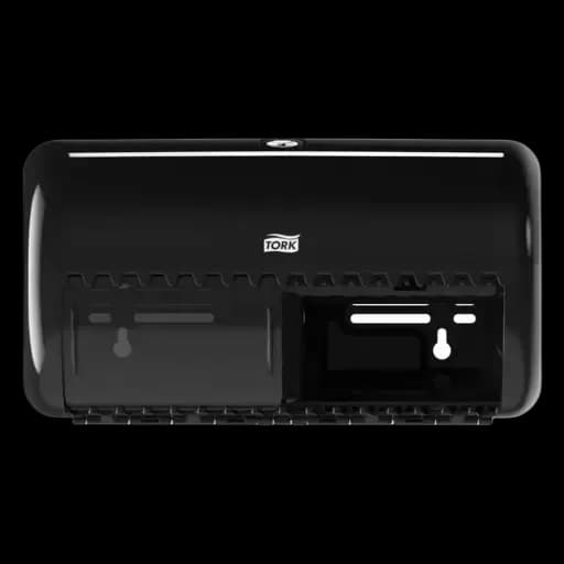 Dispenser toalettpapir Tork T4 Twin sort 5182426 