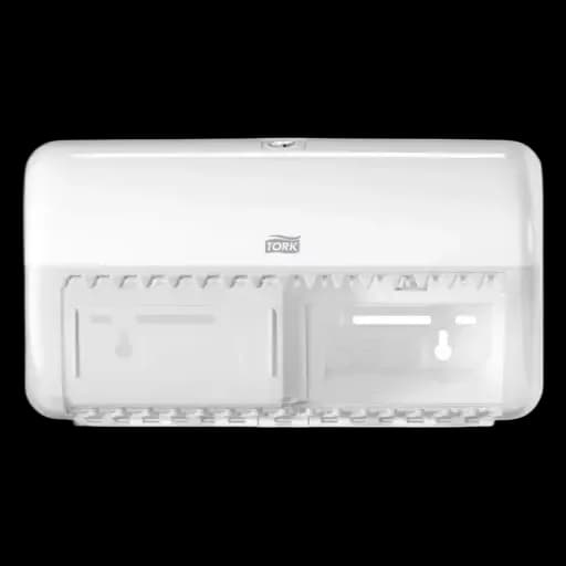 Dispenser toalettpapir Tork T4 Twin hvit 5182425