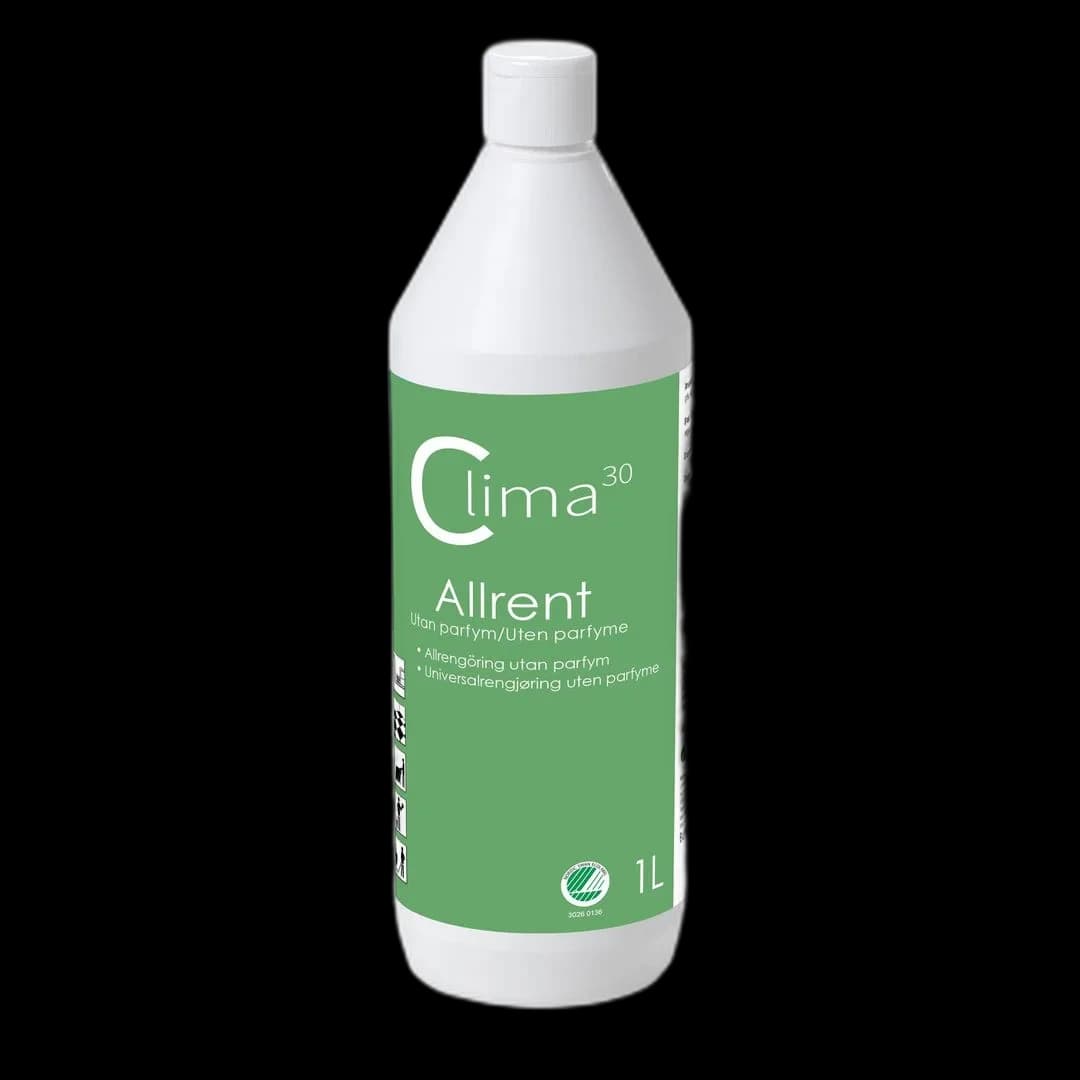 Allrengjøring CLIMA30 u/parfyme 1L