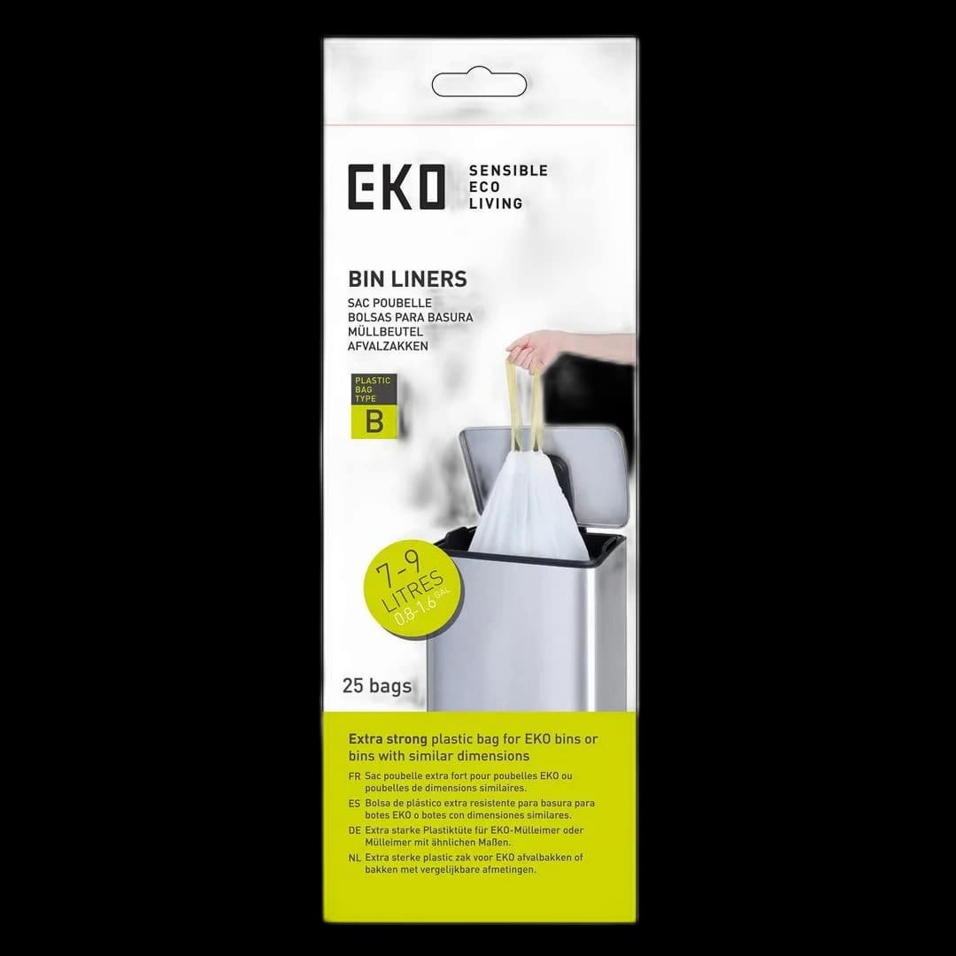Avfallspose EKO B 40x45 7-9L hvit (25)