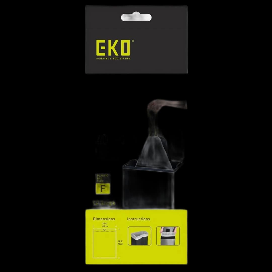 Avfallspose EKO F 65x75 40-60L hvit (12)