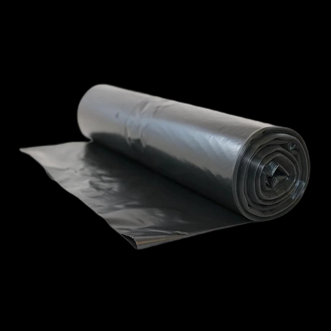 Avfallssekk 400/250x1100 90my sort (10)