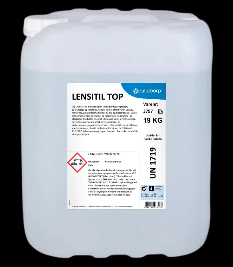 Bilvask Lensitil Top 19kg