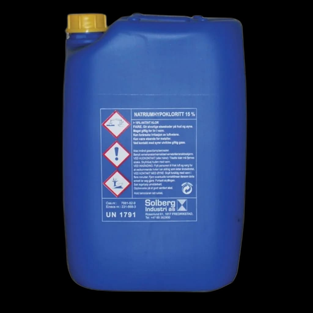 Natriumhypokloritt 15% 30kg