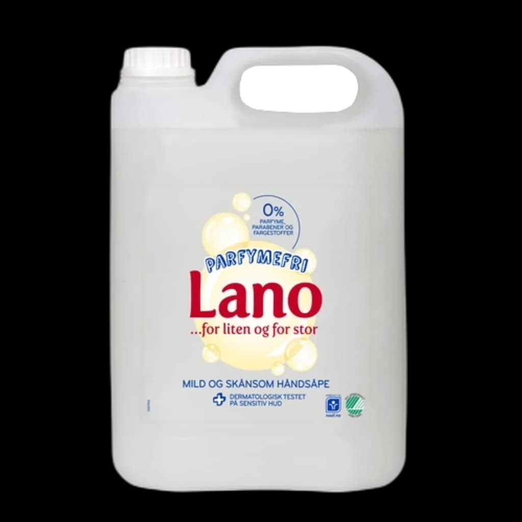 Håndsåpe Lano flytende parfymefri 5l