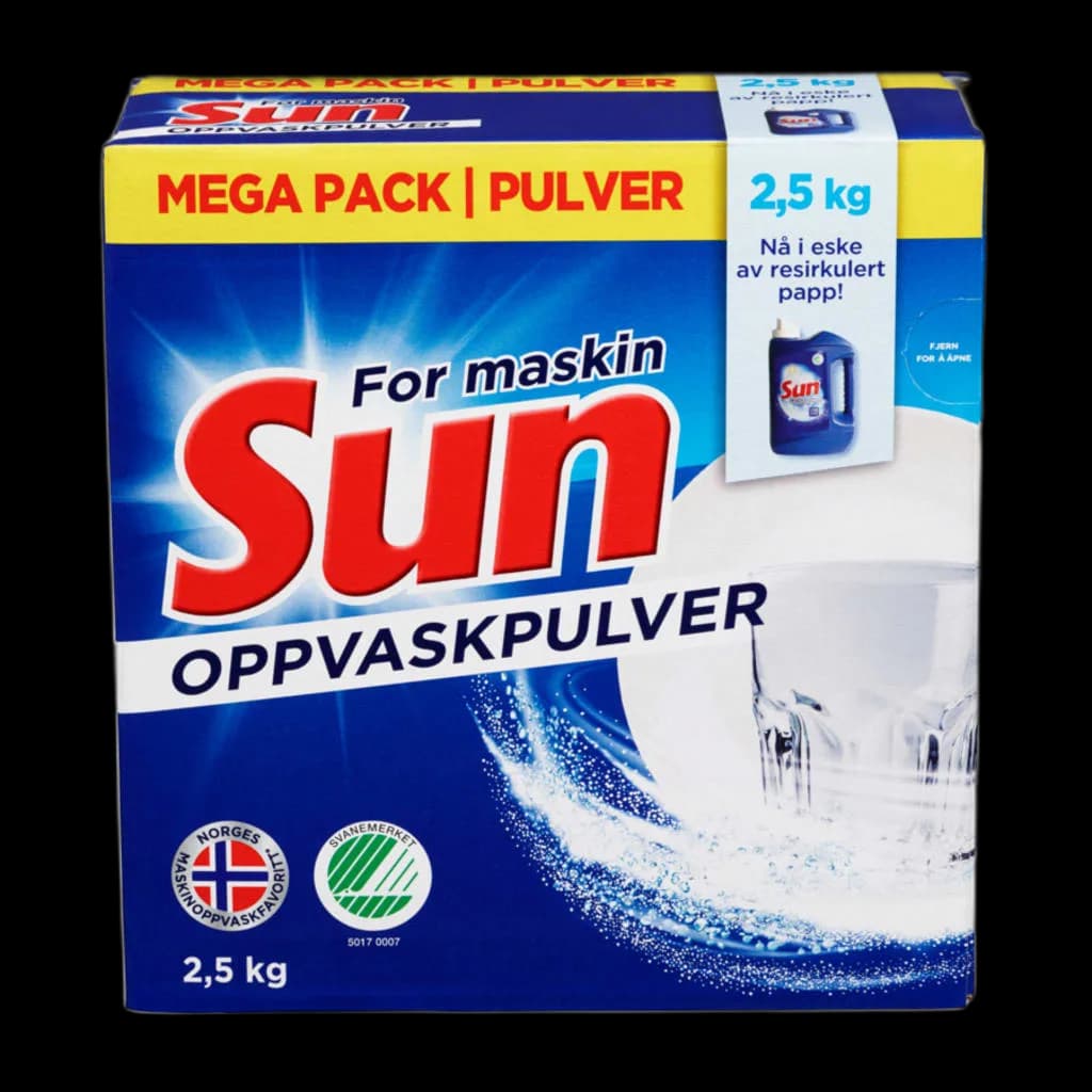 Maskinoppvask Sun 2,5kg