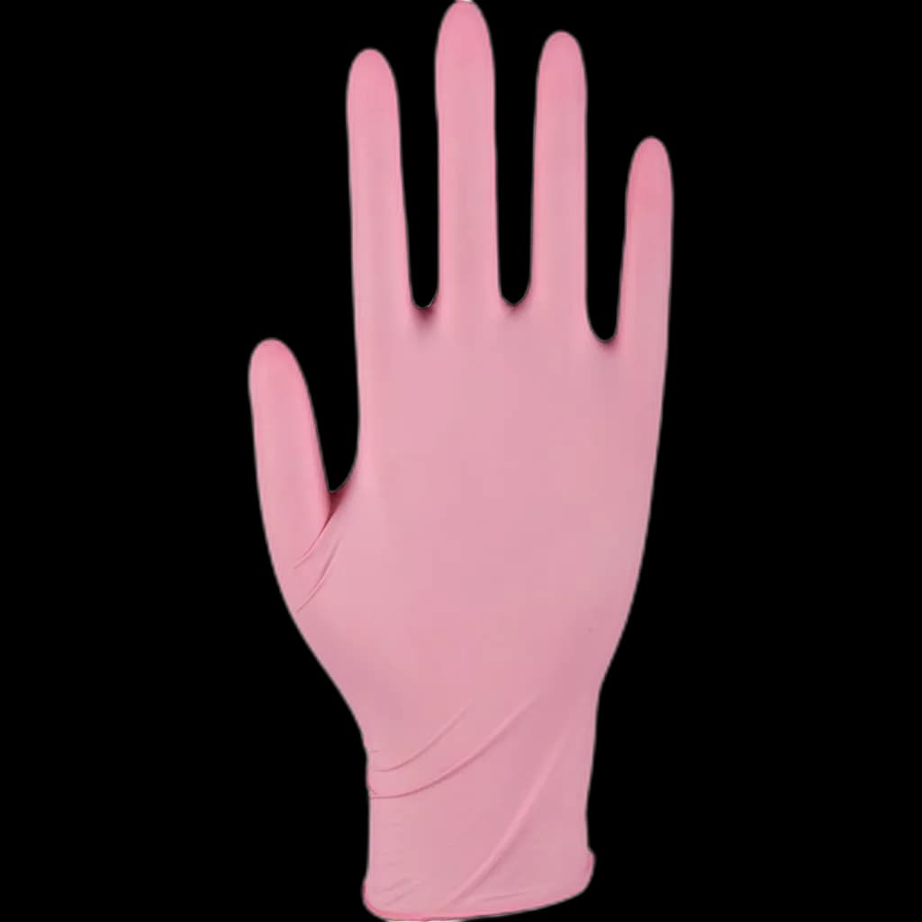 Hanske Nitril Rosa M