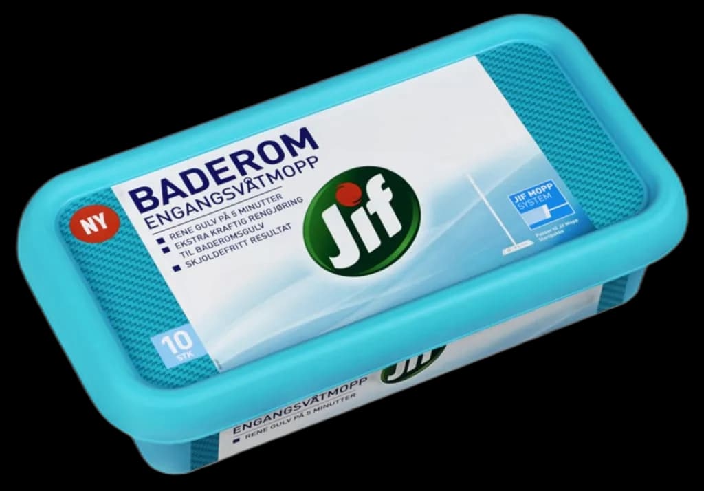 Engangsvåtmopp JIF Baderom