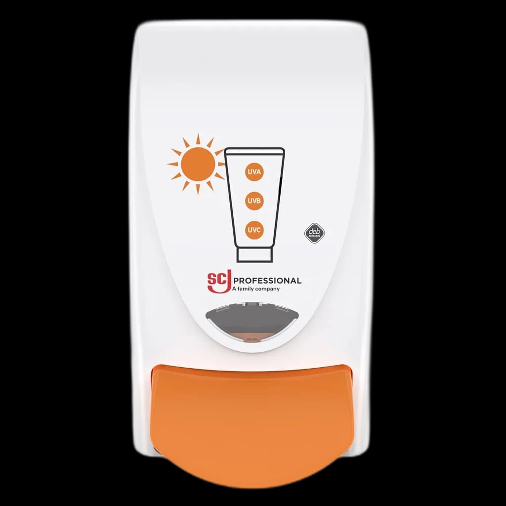 Dispenser SCJP Sun Protect hvit 1l