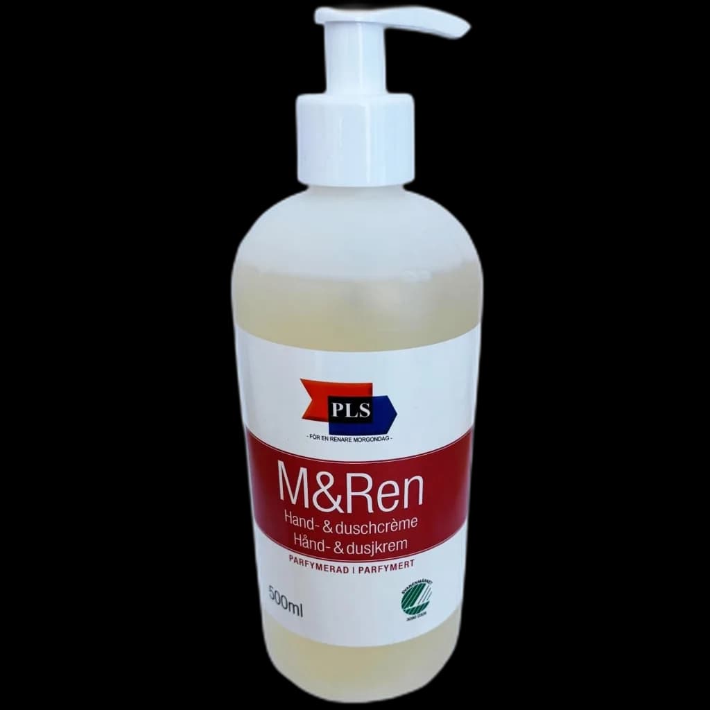 Hånd og dusjsåpe M&Ren 500ml m/pumpe MP