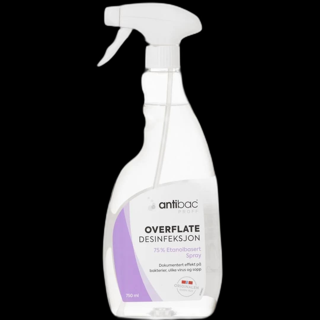 Overflatedesinfeksjon ANTIBAC spray0,75L