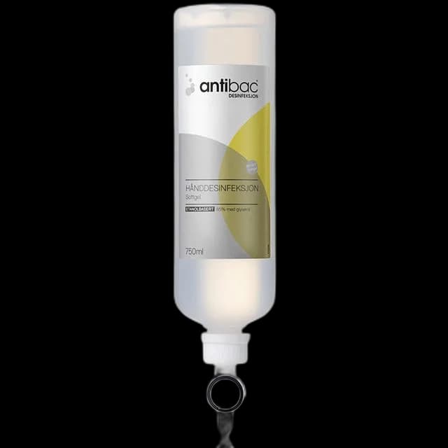 Hånddesinfeksjon ANTIBAC gel m/dk 0,75L