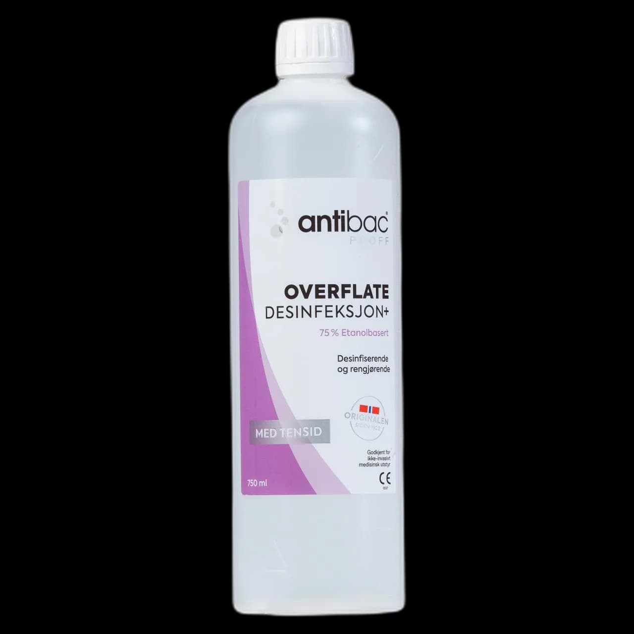 Overflatedesinfeksjon ANTIBAC +75% 0,75L