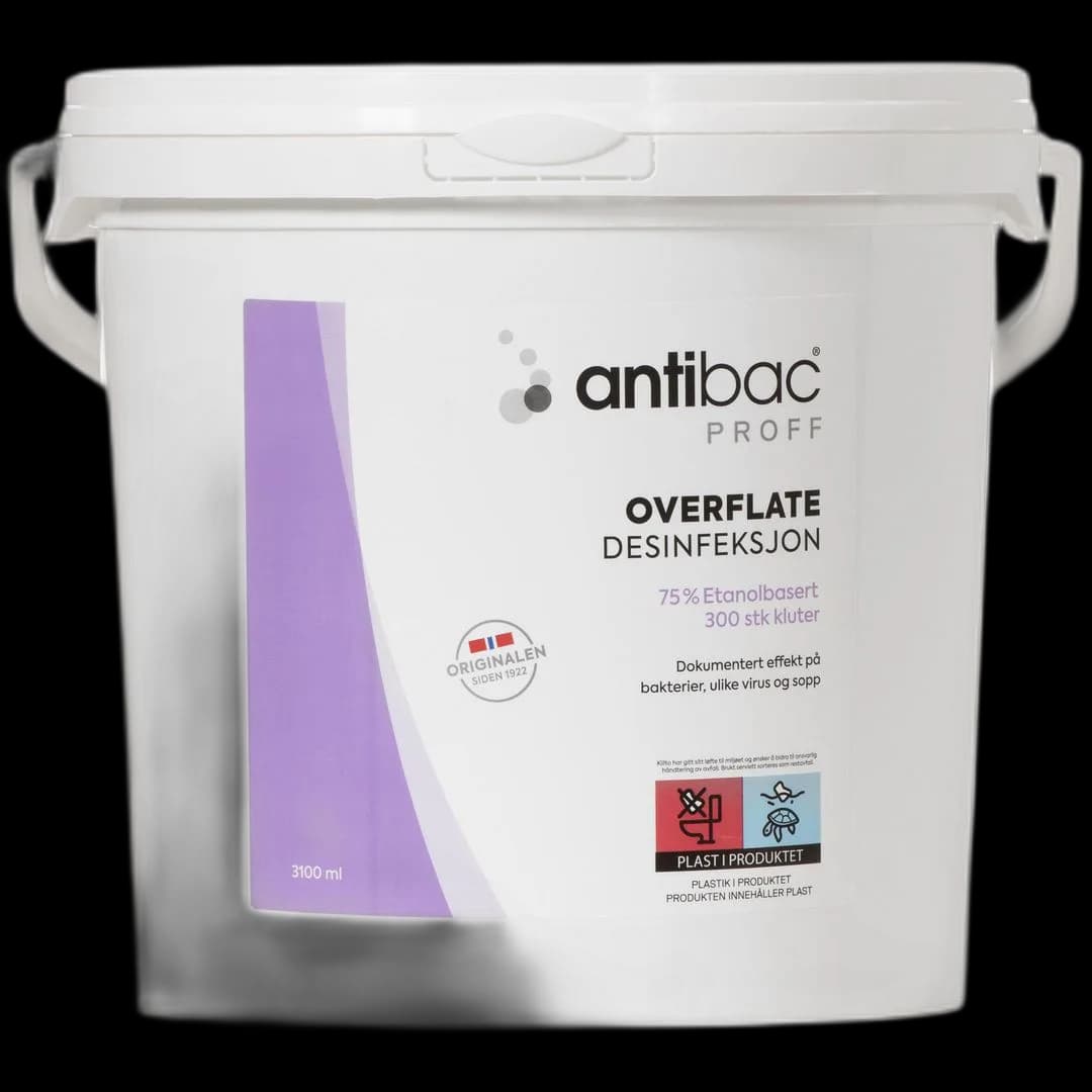 Overflatedesinfeksjon ANTIBAC bøtte(300)