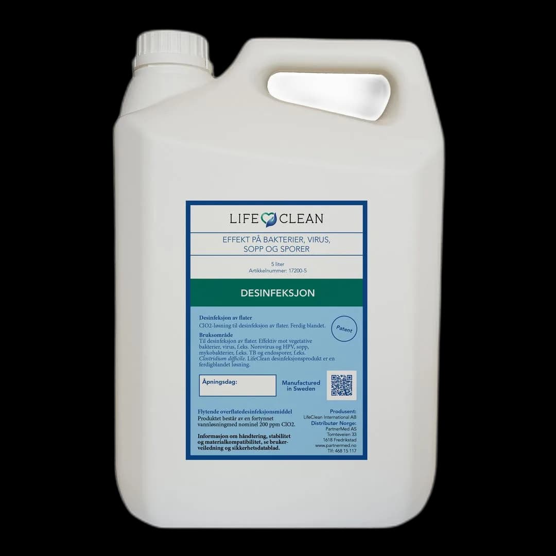 Overflatedesinfeksjon LIFECLEAN 5L