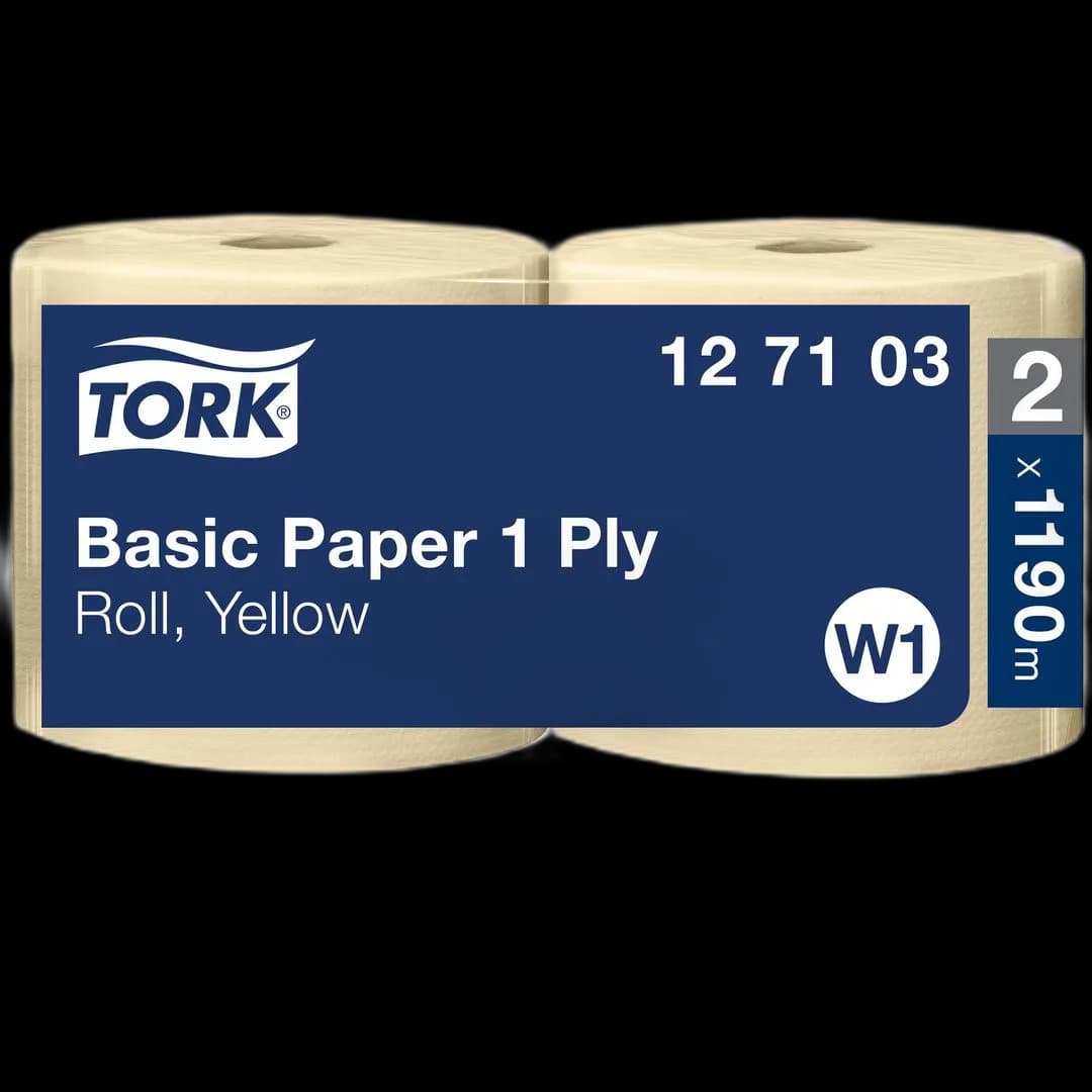 Industritørk TORK Basic W1 1190m gul (2)