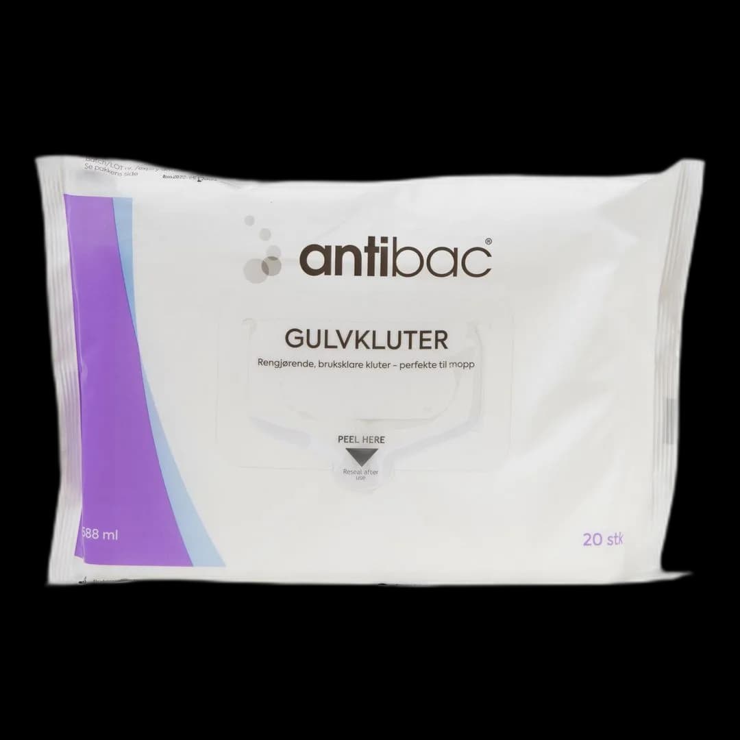 Overflatedesinfek. ANTIBAC gulvklut (20)