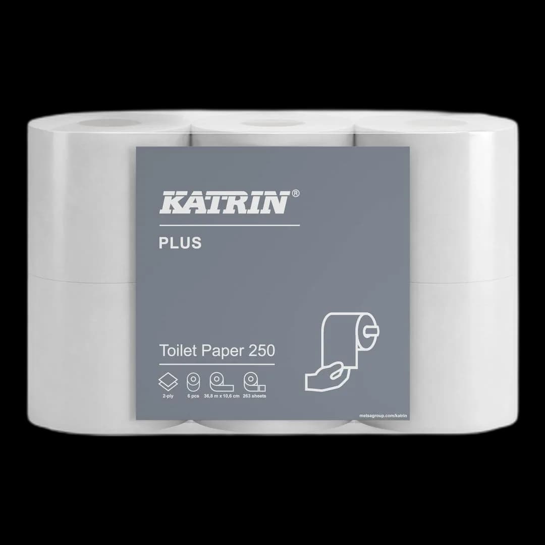 Toalettpapir KATRIN Plus 250 2L 36m (6)