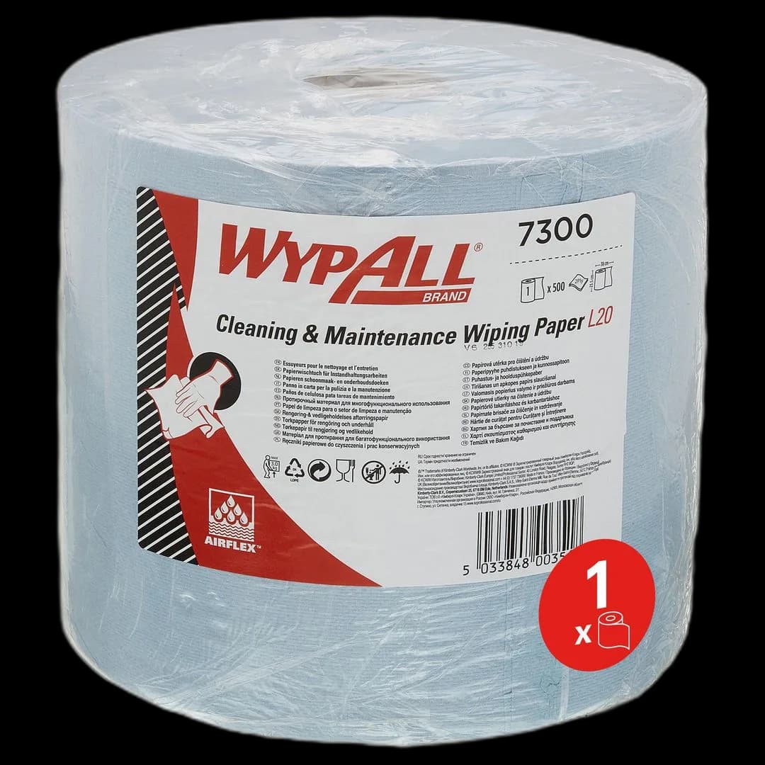 Industritørk WYPALL 2L 190m blå