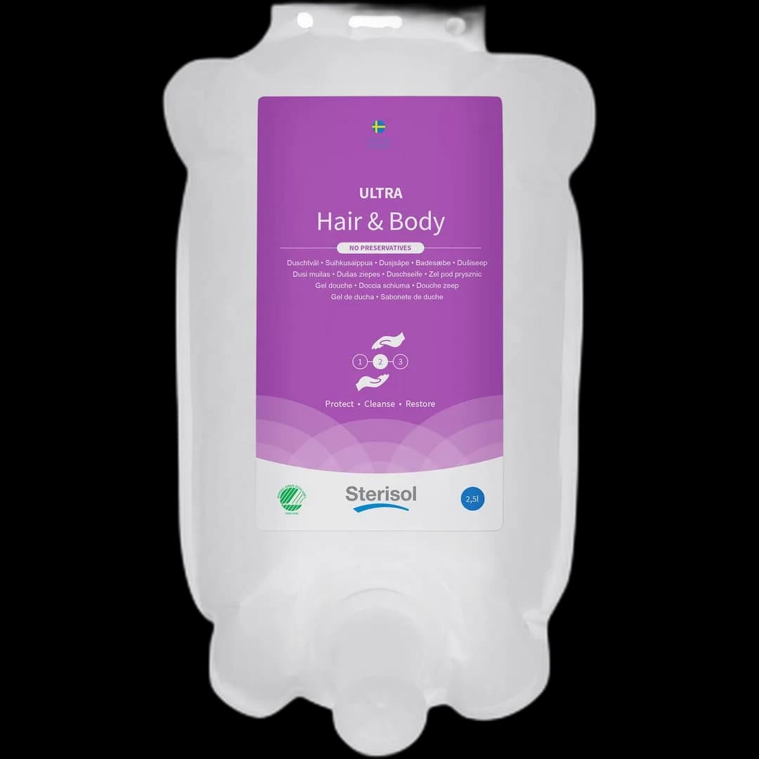 Dusjsåpe STERISOL Ultra sjampo 2,5L (2)