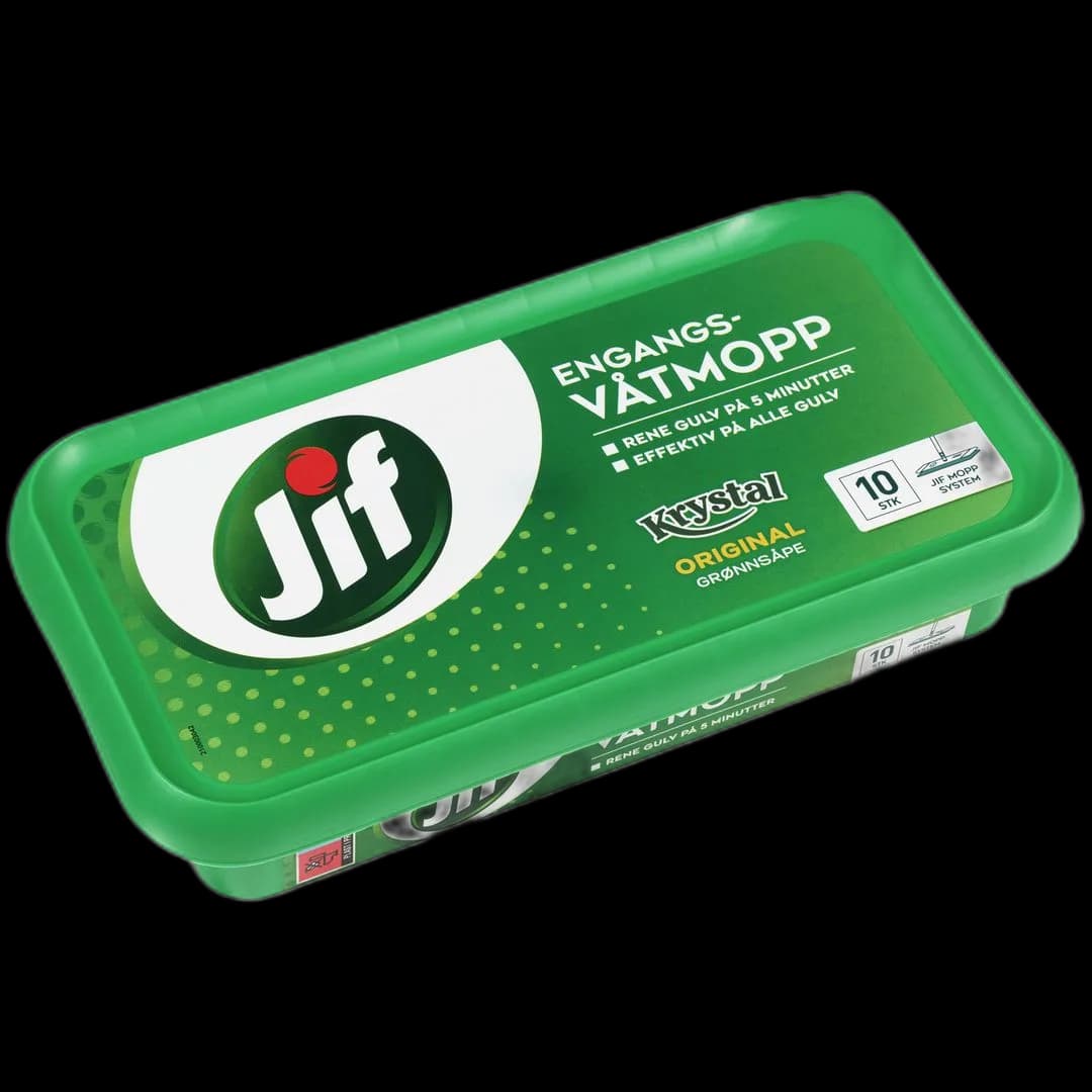 Engangsvåtmopp JIF Krystal Original (10)