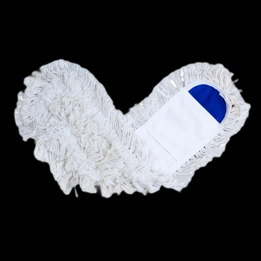 Mopp polyester/bomull m/lomme 60cm (10)