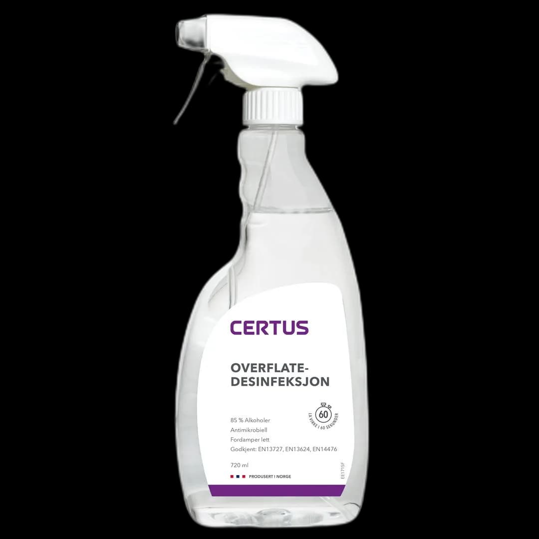 Overflatedesinfeksjon CERTUS spray0,72L