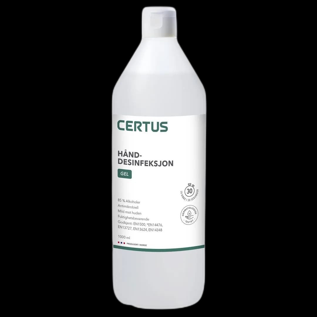 Hånddesinfeksjon CERTUS 85% gel 1L