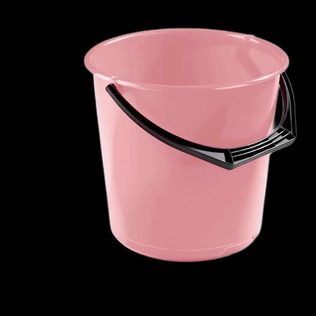 Bøtte plast 10L rosa
