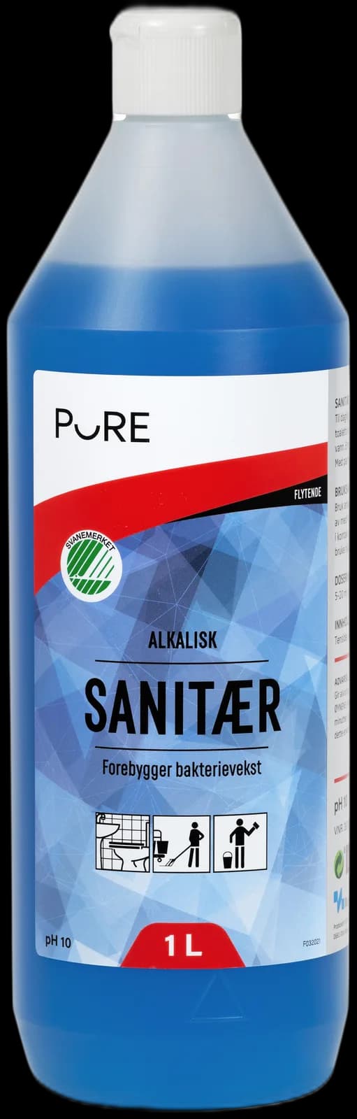 Sanitær alk m/parfyme Pure 1L