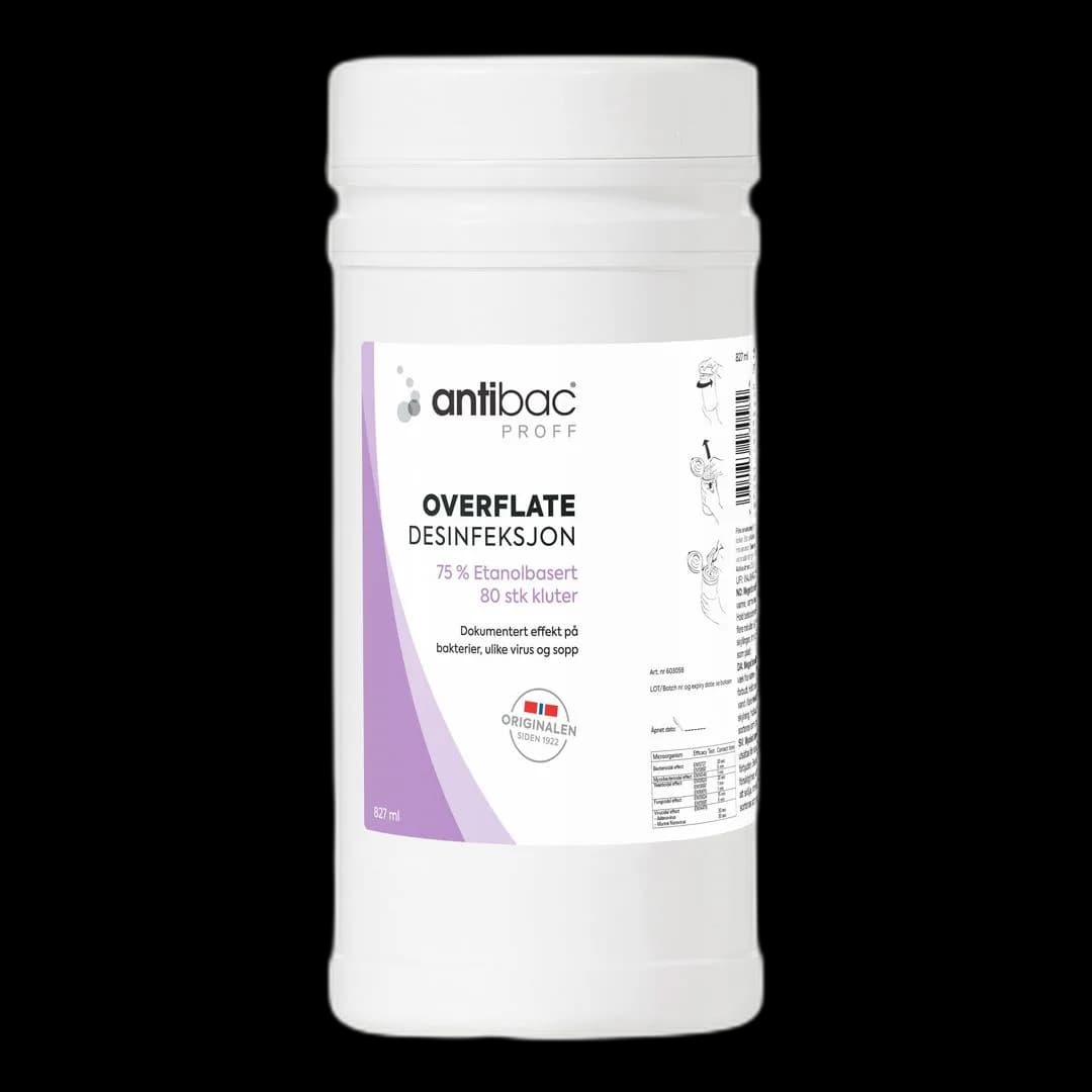 Overflatedesinfeksjon ANTIBAC 75% (80)