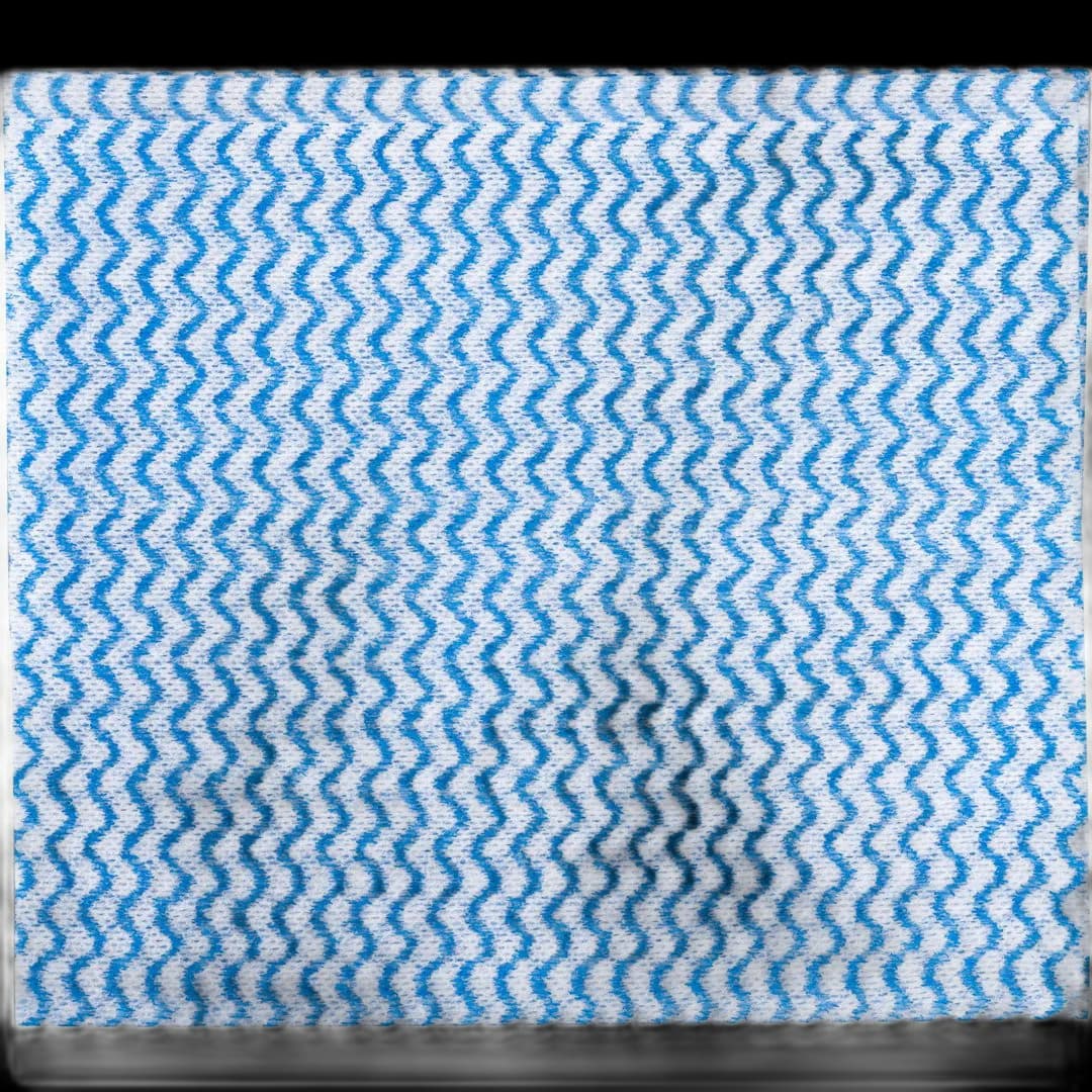 Engangsklut 50x35cm blå/hvit (50)