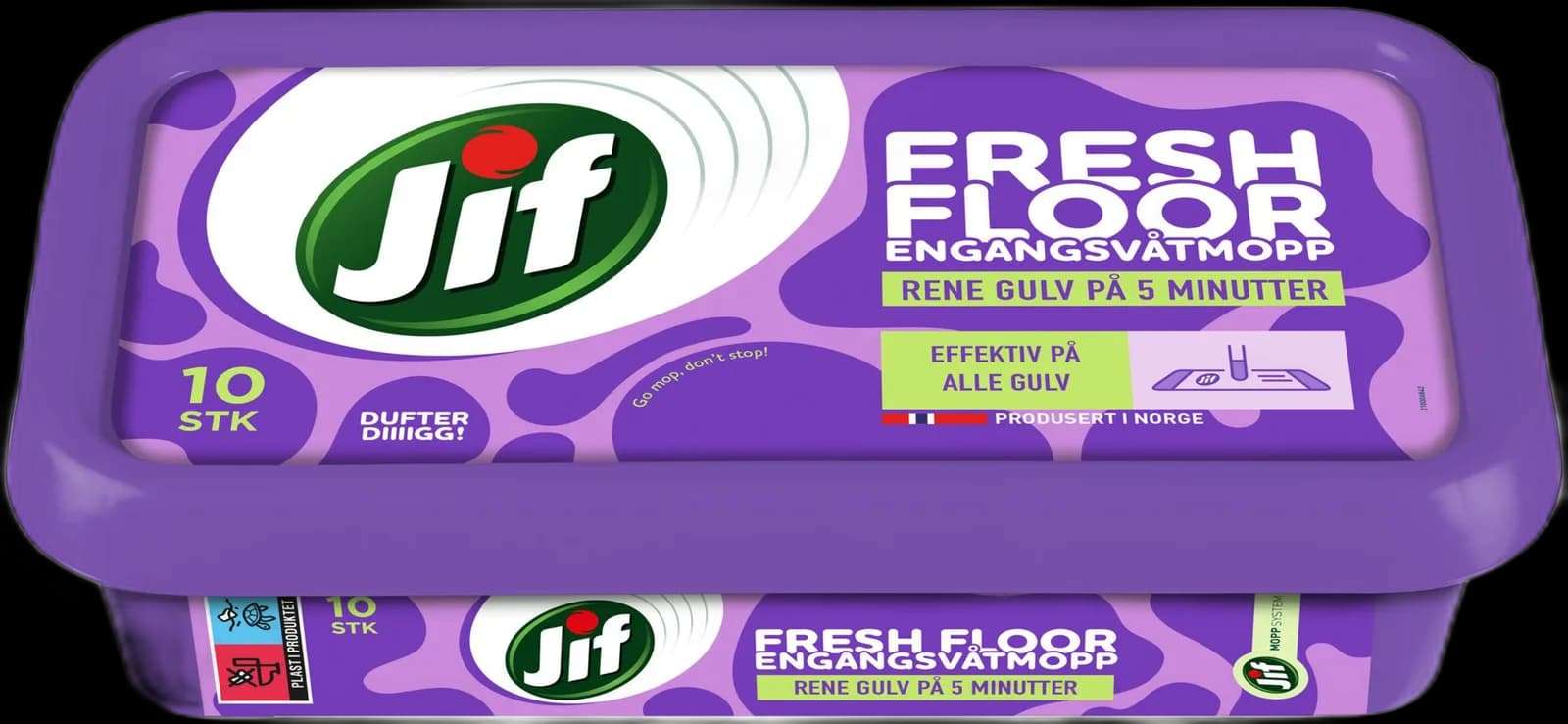 Engangsvåtmopp JIF Fresh Floor (10)