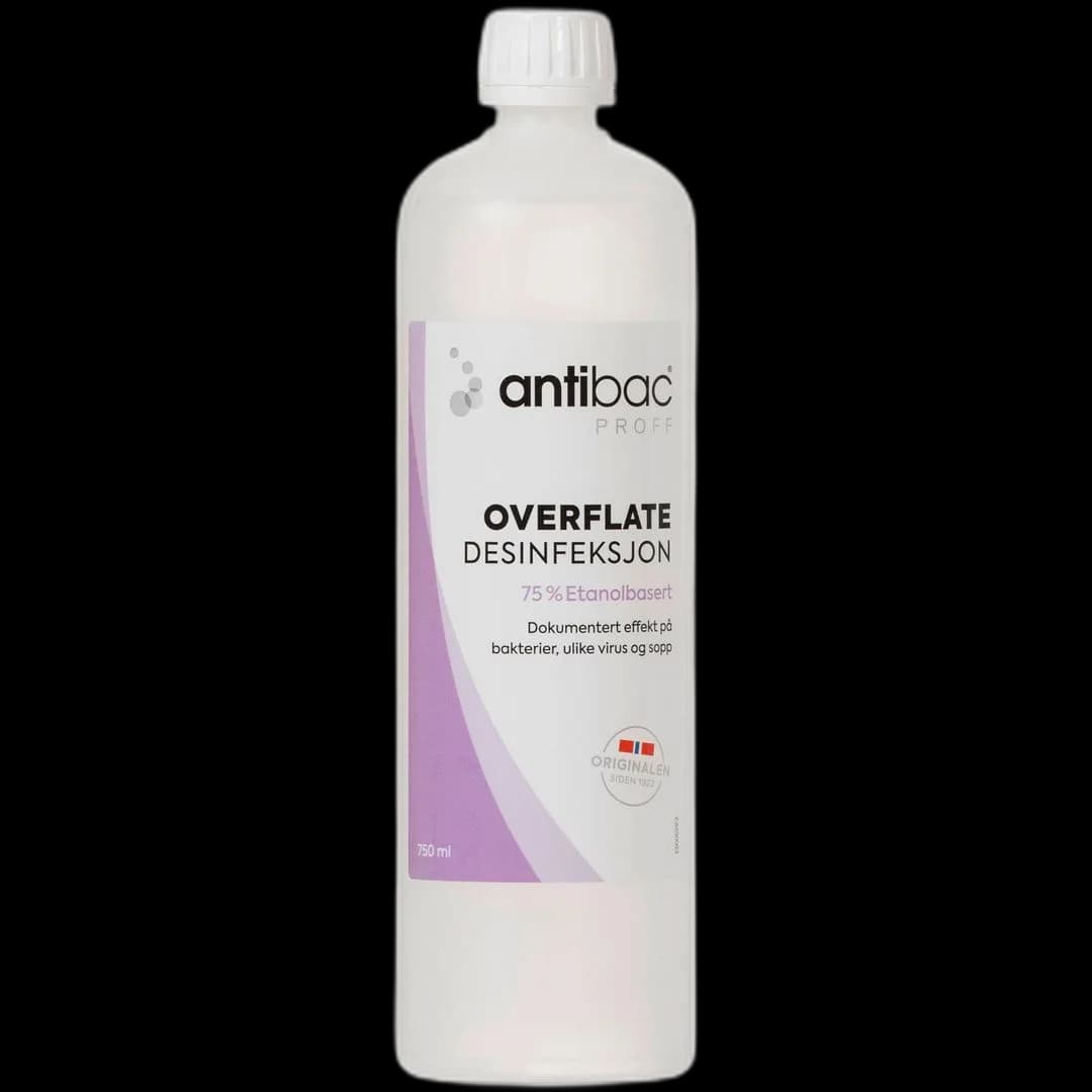 Overflatedesinfeksjon ANTIBAC 75% 0,75L