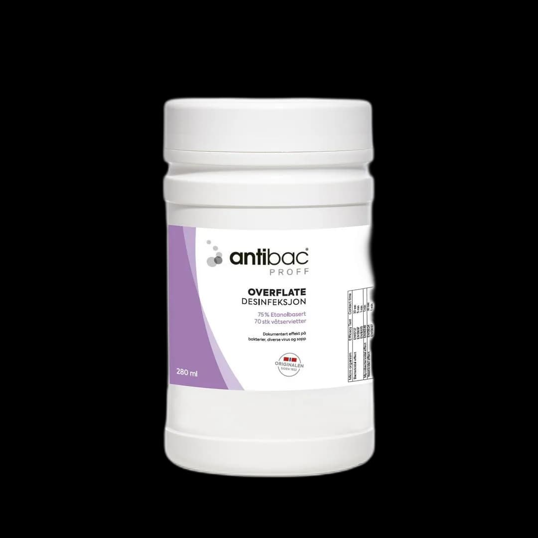 Overflatedesinfeksjon ANTIBAC 20x20 (70)