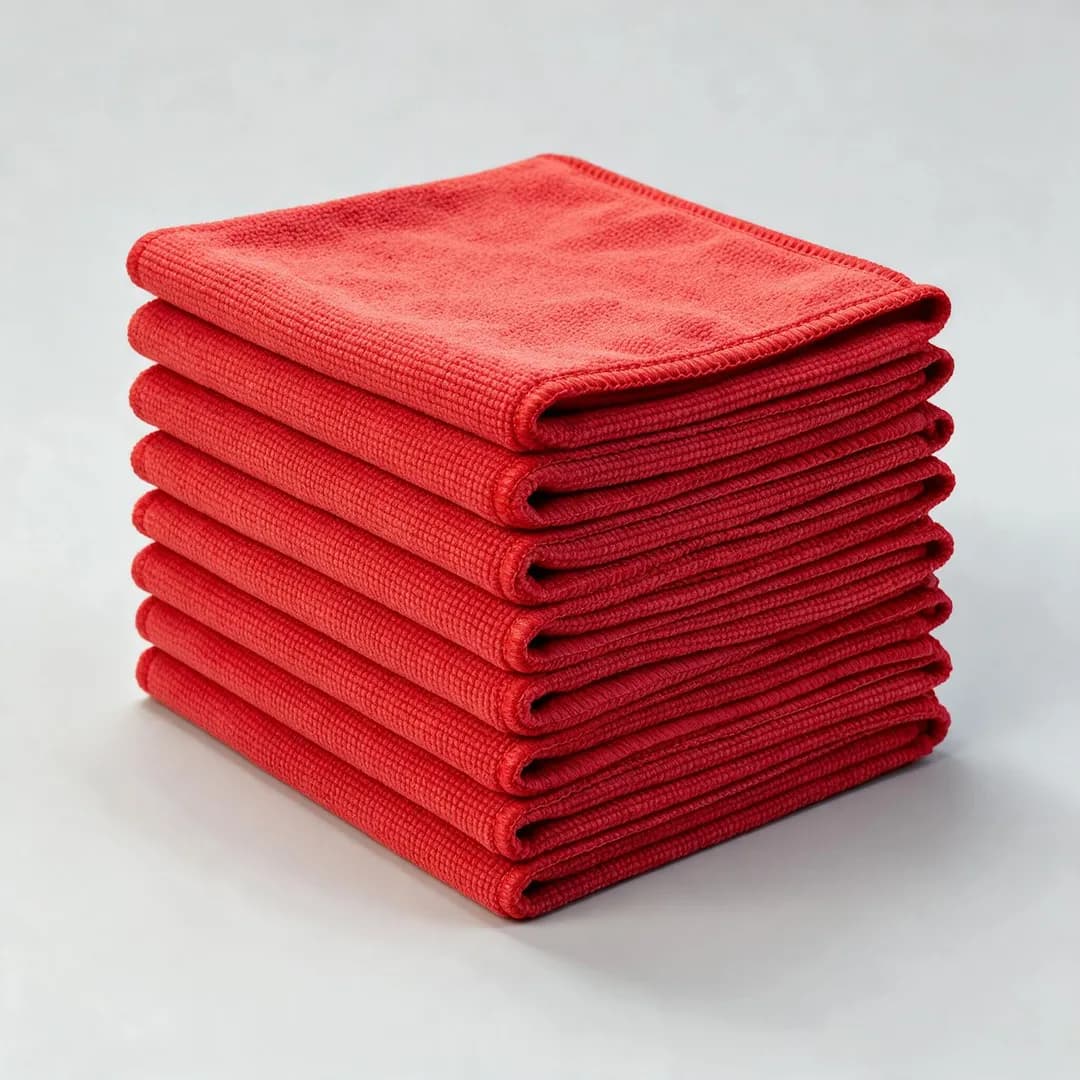 Klut MAX microfiber 32x32cm rød – produktbilde