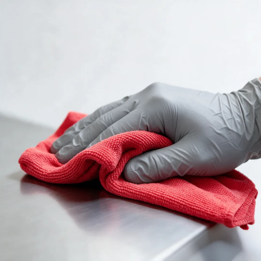 Klut MAX microfiber 32x32cm rød – produktbilde